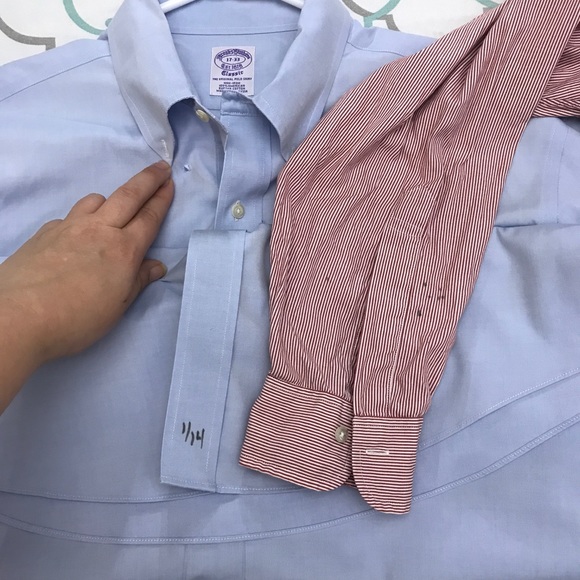 💙👔BROOKS BROTHERS!👔💙4 LONG SLEEVE DRESS SHIRTS - Picture 2 of 8